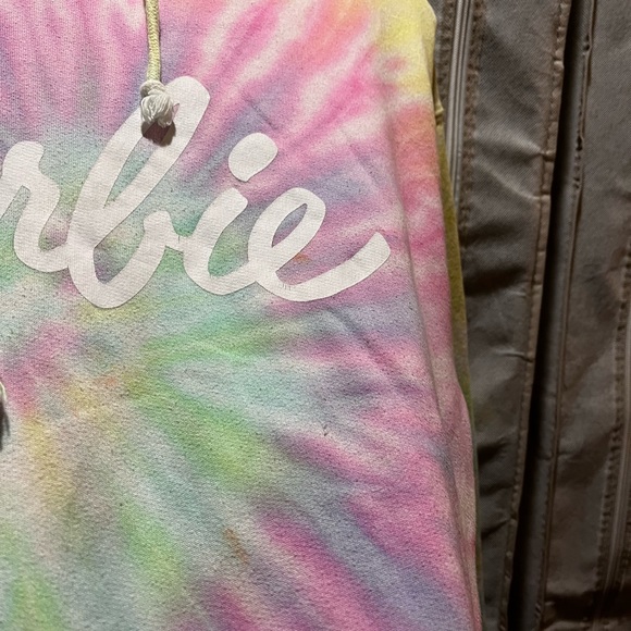 Barbie tie dye sweatshirt with hoodie - Picture 3 of 16